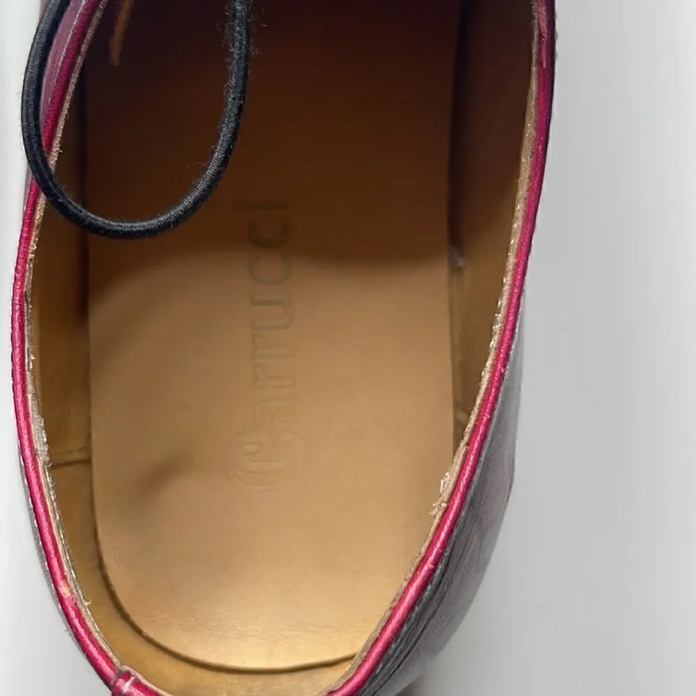 Carrucci Tracey Purple leather shoes.  Size 10.  EUC.